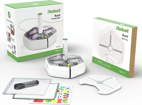 Root rt0 Coding Robot with Brick Top Holiday Bundle