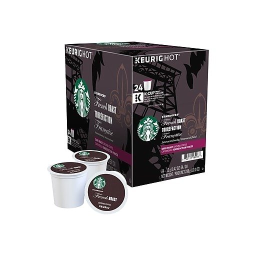  Keurig K-Cup Starbucks French Roast Dark, Regular, 24 Pac