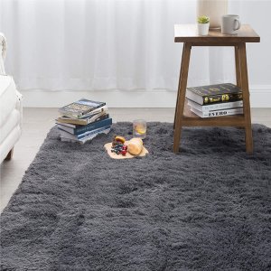 Bedsure Shag Area Rugs for Bedroom 4 x 5.3ft