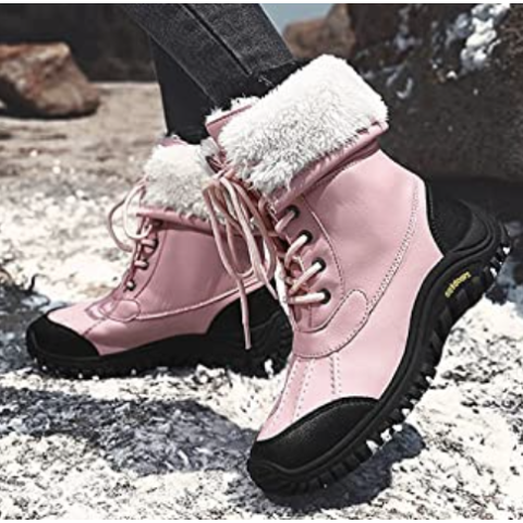 防水保暖 雪季必备Ziitop 毛绒内衬女士雪靴$56.99  多款式选择