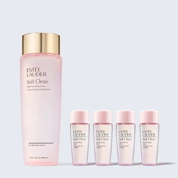 Soft CleanSilky Hydrating Lotion Set