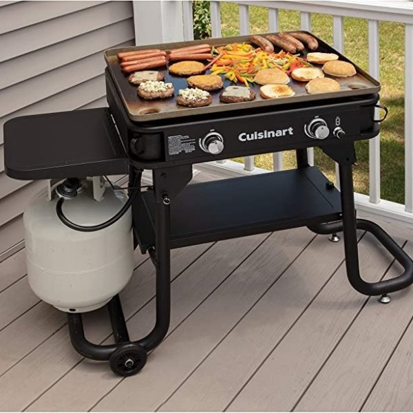 Flat Top Professional Quality Propane CGG-0028 28" Two Burner Gas Griddle