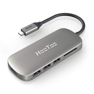 HooToo USB C Hub Adapter with 100W Type C Power Delivery