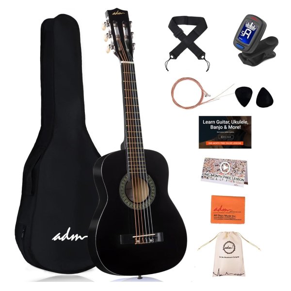 ADM Beginner Acoustic Classical Guitar 30 Inch