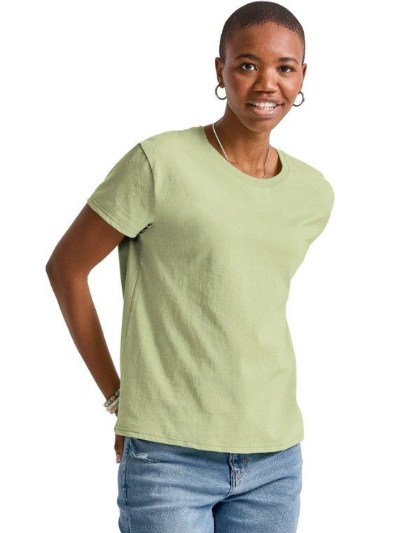 Essentials Women’s T-Shirt, 100% Cotton