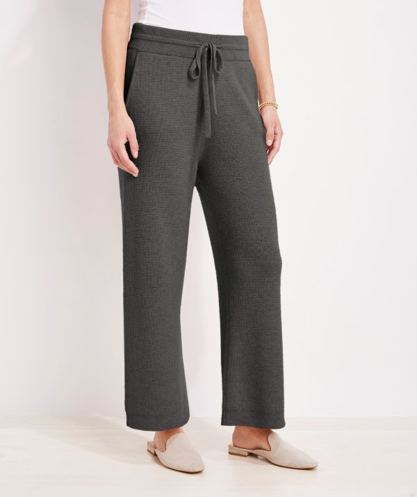 OUTLET Cozy Waffle Sweater Pants