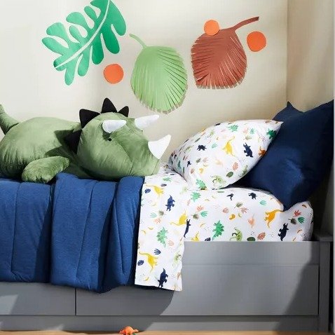 Dinosaur Microfiber Kids' Sheet Set - Pillowfort™