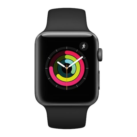 黒五价：Apple Watch 3系列智能手表特卖，黑灰色42mm补货低至$329+送 