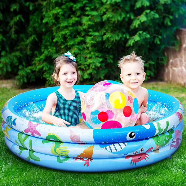 iBaseToy Inflatable Baby Pool