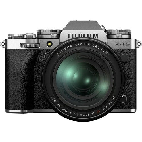 X-T5 Mirrorless Camera with 16-80mm Lens (Silver)