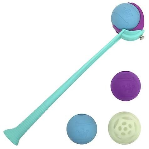 Chew King 4 Balls with Ball Launcher Combo Dog Toy | Petco