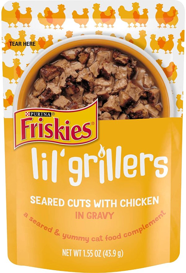Friskies Cat Food Complement Lil' Soups Lil' Grillers & Lil' Slurprises