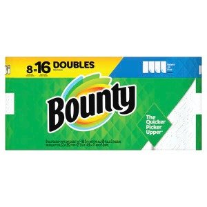 Select-A-Size Paper Towels, White, 8 Double Rolls = 16 Regular Rolls, 8 Count
