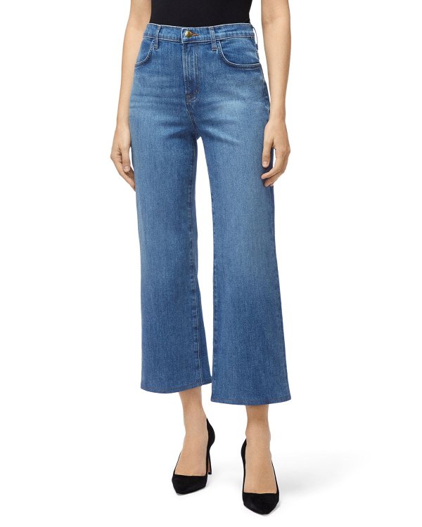 Joan High-Rise Cropped Selvedge Jeans
