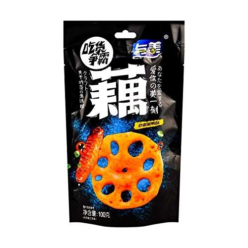 YUMEI Lotus Root Sweet and Sour Spicy Flavor 100g, Pack of 6