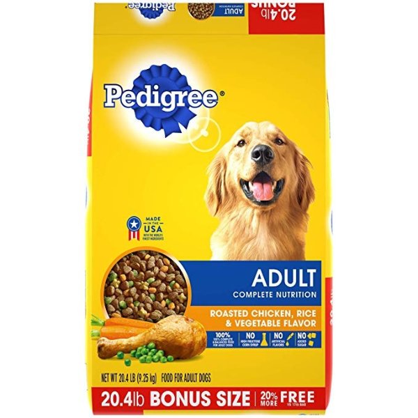 Adult Dry Dog Food - Roasted Chicken, Rice & Vegetable Flavor