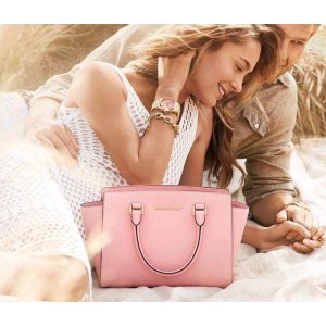 Pink Handbag & Wallet @ Michael Kors