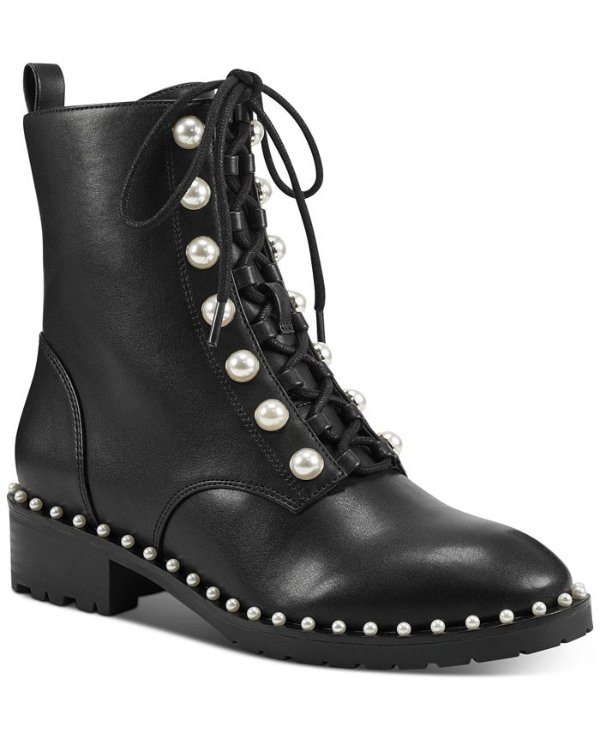 Women's Glynee Lace-Up Booties, Created for Macy's
