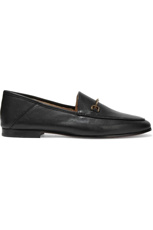 Loraine embellished leather loafers