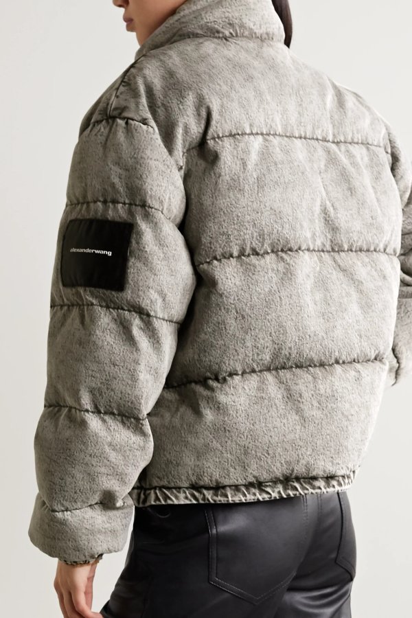 Quilted padded 牛仔外套