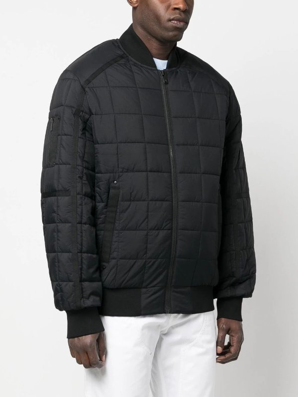 padded recycled-nylon jacket