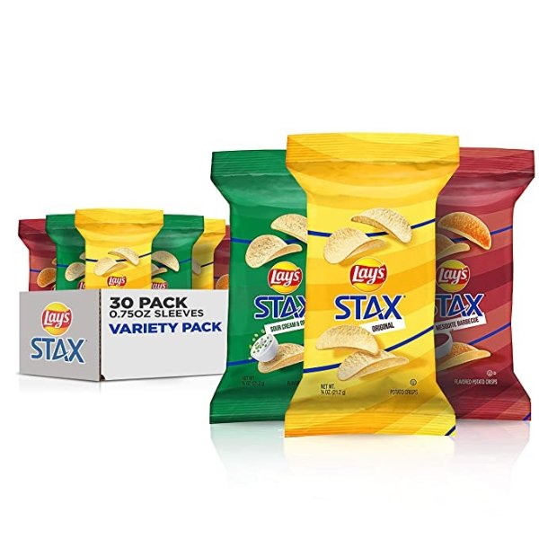 Stax 薯片3口味综合装0.75oz 30包