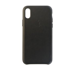 Apple iPhone X 官方皮革保护壳 黑色