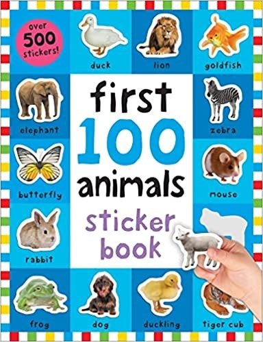 First 100 Stickers: Animals 贴纸套装
