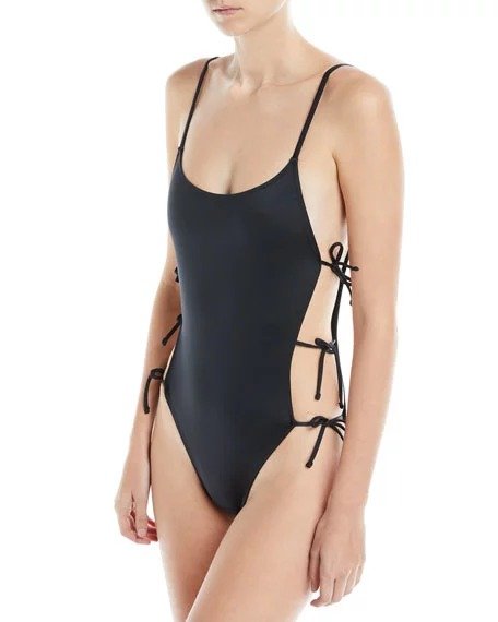 Lily Tie-Side One-Piece Swimsuit