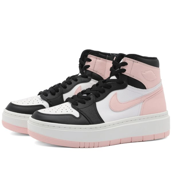 Air Jordan 1 粉黑厚底鞋