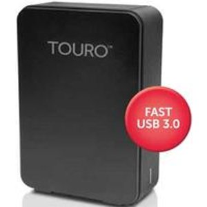 HGST Touro Desk 4 TB USB 3.0 Desktop External Hard Drive Black (0S03396)