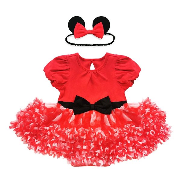 Minnie Mouse Costume Bodysuit for Baby – Red | shopDisney