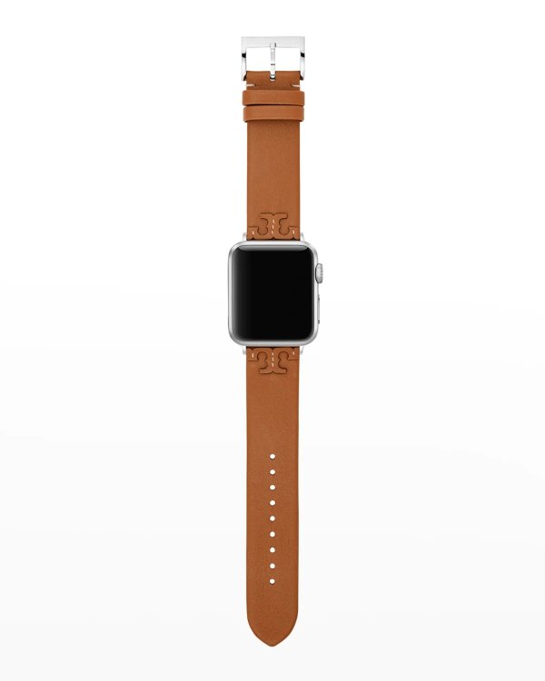 McGraw Leather Apple Watch Band in Luggage, 38-40mm