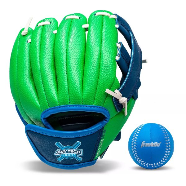 Air Tech Series Baseball Glove and Ball