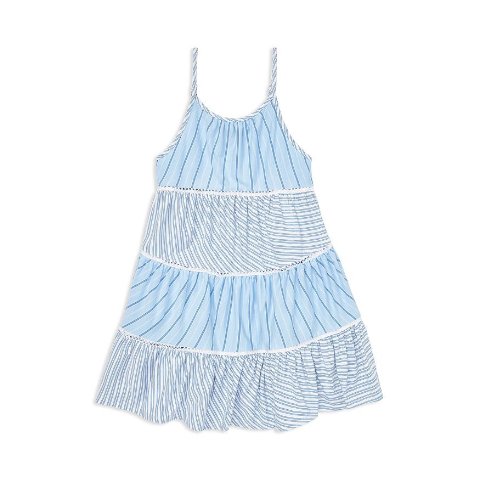 Polo Ralph LaurenGirls  Tiered Striped Dress - Little Kid