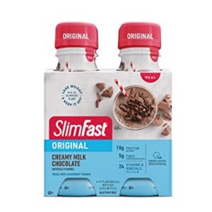 SlimFast Original Creamy Milk Chocolate 11 Fl. Oz Bottle, 4 Count (Packaging May Vary)