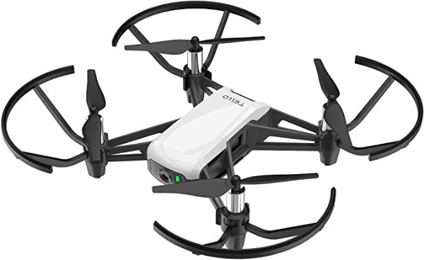 Ryze Tech Tello - Mini Drone Quadcopter UAV for Kids Beginners 5MP Camera HD720 Video 13min Flight Time Education Scratch Programming Toy Selfies, powered by DJI, White
