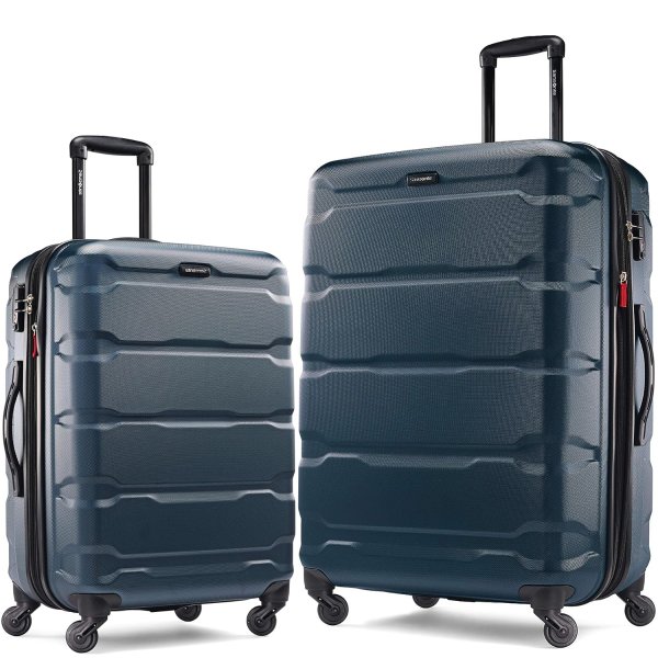  Omni Hardside Expandable Luggage with Spinner Wheels, Teal, 2PC