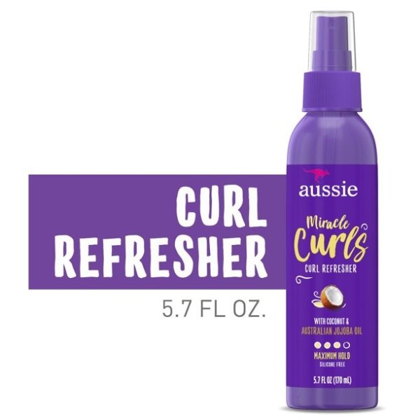 Miracle Curls Curl Refresher Spray Gel, Max Hold, 5.7 fl oz