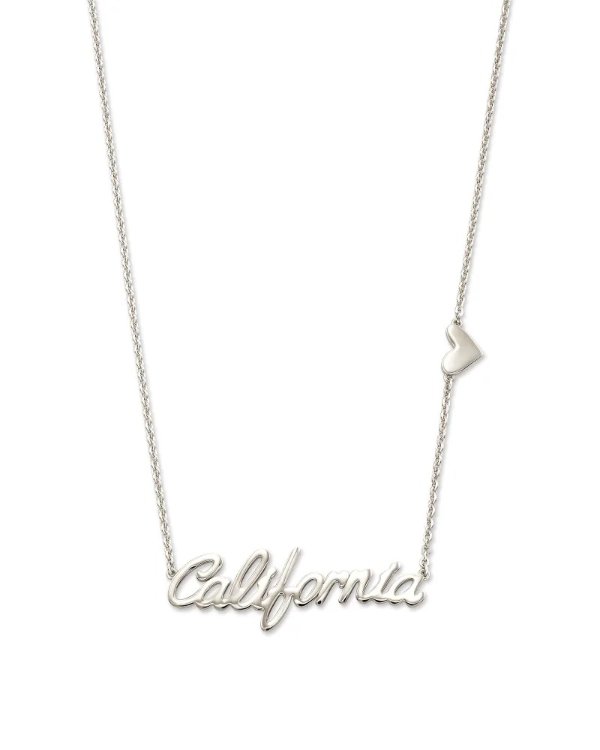California Pendant Necklace in Sterling Silver | Kendra Scott