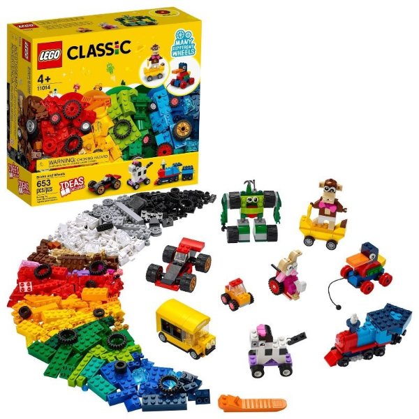 Classic Bricks and Wheels Kids&#39; Building Toy 11014