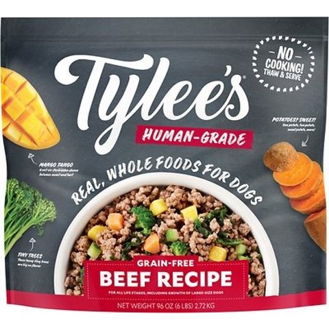 Tylee s人可食用级牛肉味鲜食狗粮 6lb