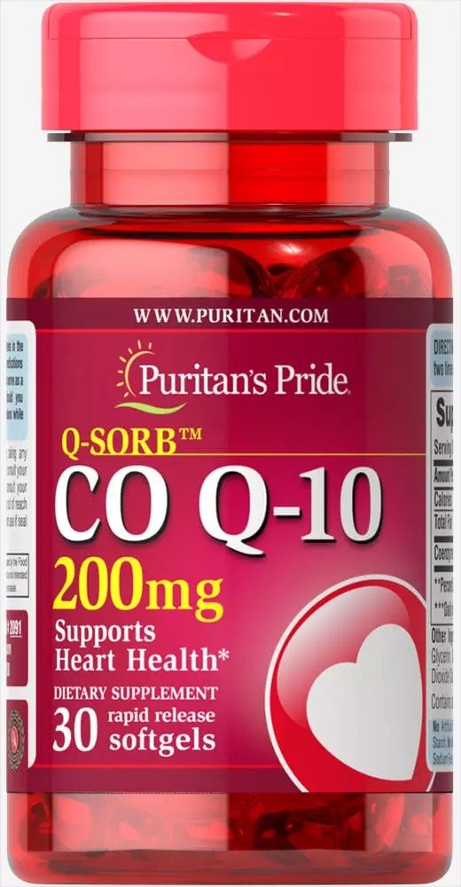 Q-SORB™ Co Q-10 200 mg 30 Softgels | Co Q 10 Supplements | Puritan's Pride