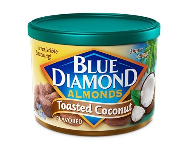 Blue Diamond Gluten Free Almonds, Toasted Coconut, 6 Ounce