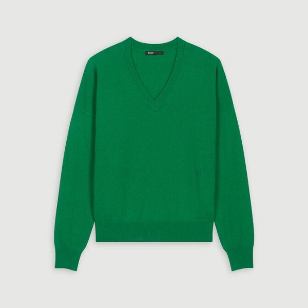 119MANON Cashmere V-neck sweater