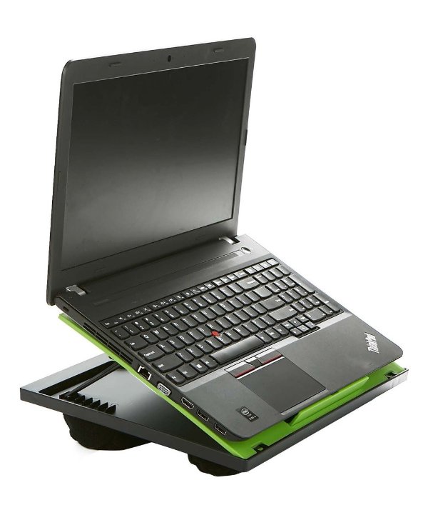 Green Adjustable Eight-Position Laptop Desk