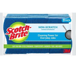 Scotch-Brite Non-Scratch Scrub Sponge, 9-pack