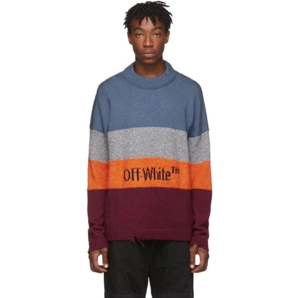 Orange & Black Logo Sweater