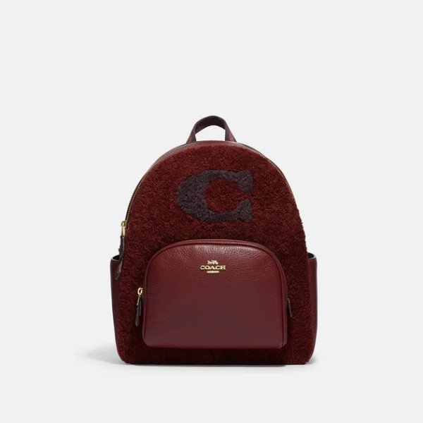 Court Backpack With Coach Motif
