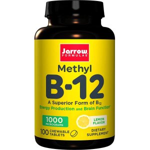 Jarrow Formulas Methyl B12 1,000 mcg Lozenges, 100 ct